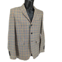 Beretta Veste Classic Linen And Wool Beige Check