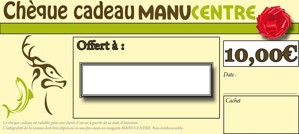 Manucentre Bon d'Achat