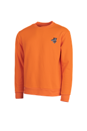 Treeland Sweat kid orange broderie sanglier