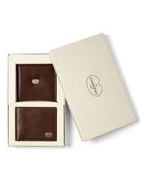 [M0617708] Le Chameau Coffret cadeau portefeuille pour permis et portefeuille à double volet