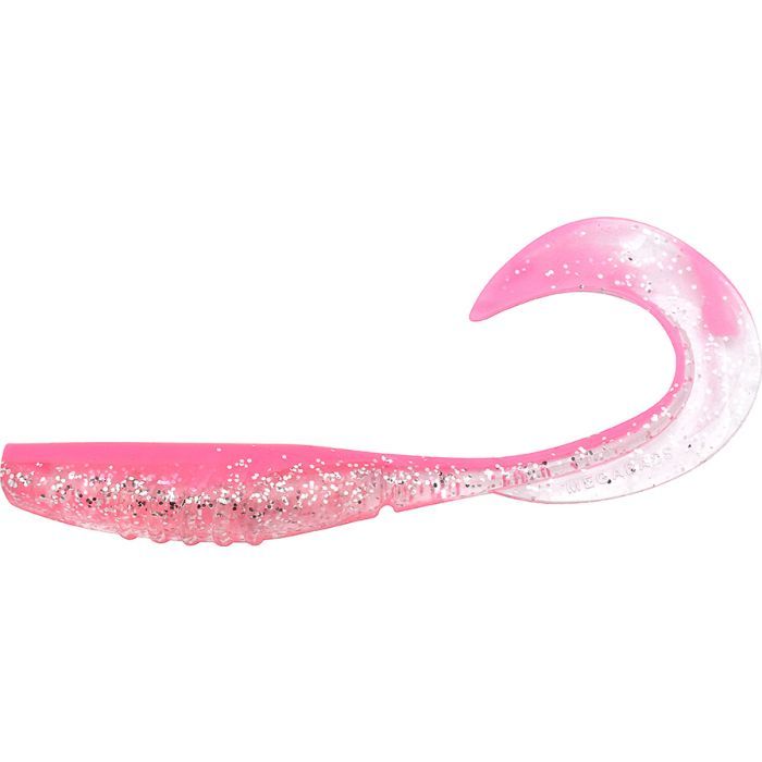 Megabass X layer curly 5'' - pink glitter