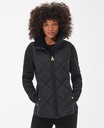 Barbour International strada quilted sweat black