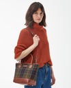 Barbour Sac Katrine tartan leather tote