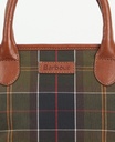 Barbour Sac Katrine tartan leather tote