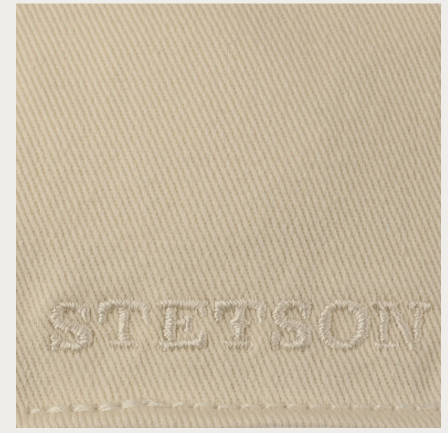 Stetson Texas coton blanc crème