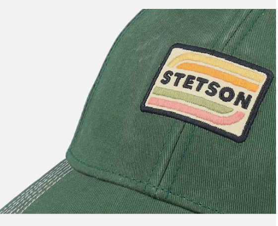 Stetson Baseball cap cotton washed green