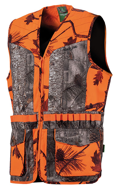 Treeland Gilet camo orange/forest