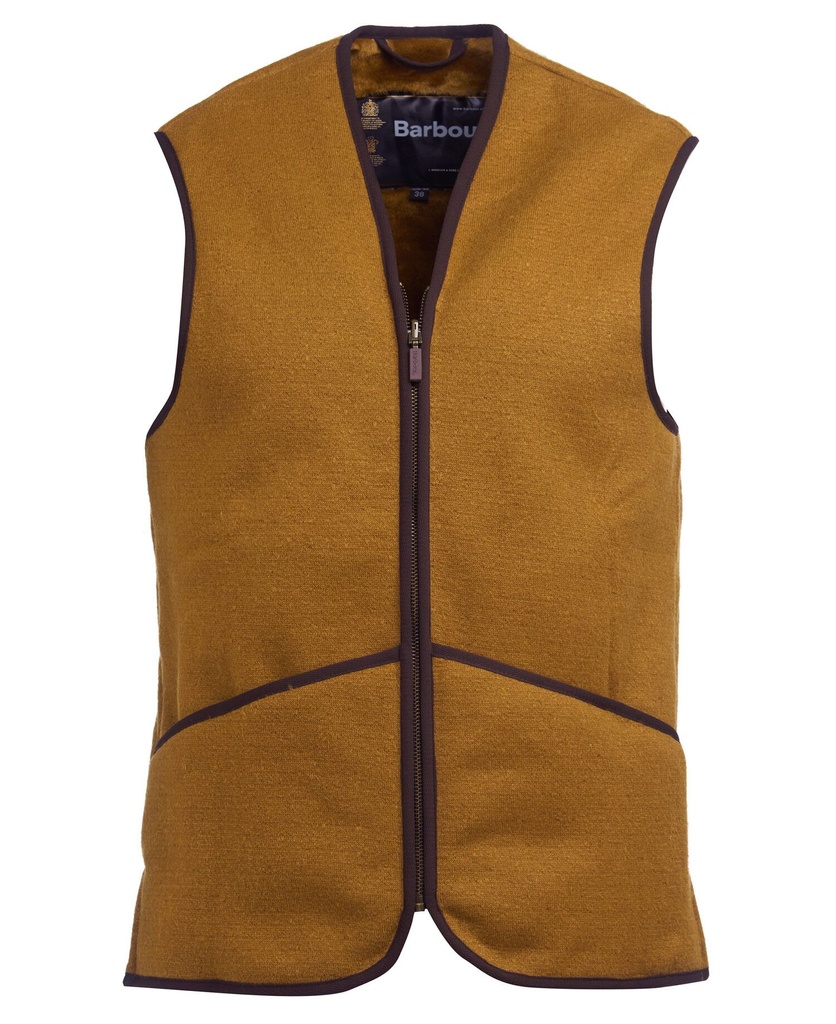 Barbour Gilet warm pile waistcoat zip-in liner