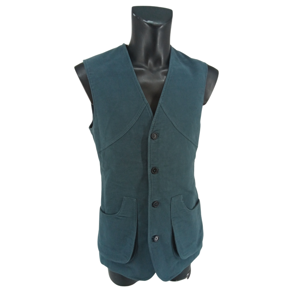 M's Moleskin Vest Blue