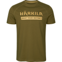 Harkila T-shirt logo dark olive