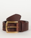 Barbour Ceinture tartan piped brown