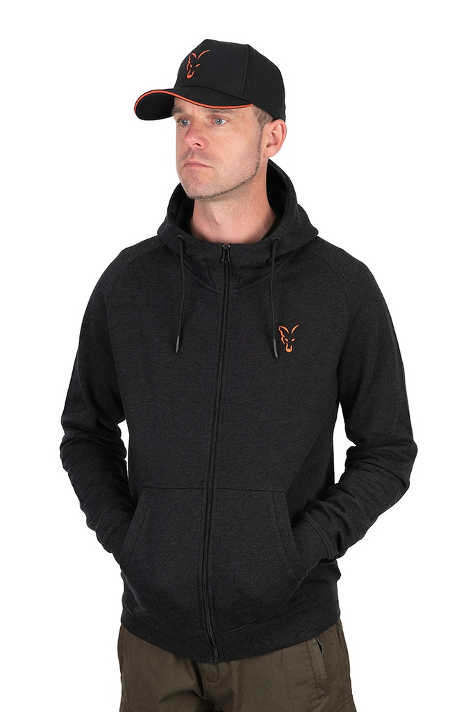 Fox Collection light hoody black orange