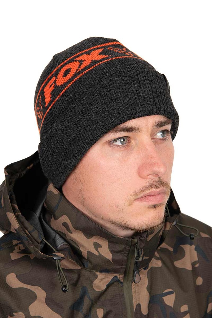 Fox Bonnet collection black orange