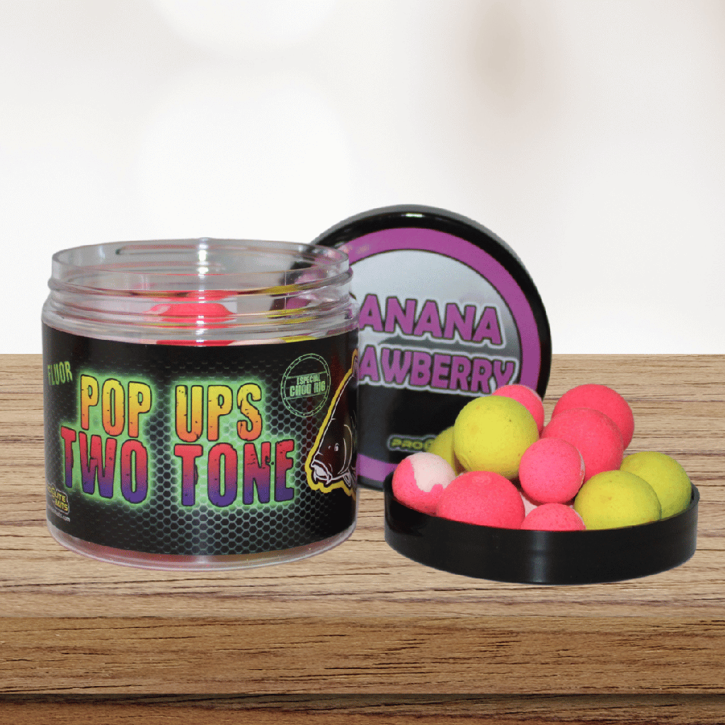 Pro Elite Baits Fluor pop ups 14/20mm banana & strawberry