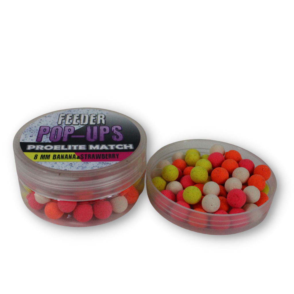 Pro Elite Baits Hook pop up feeder 8mm banana & strawberry