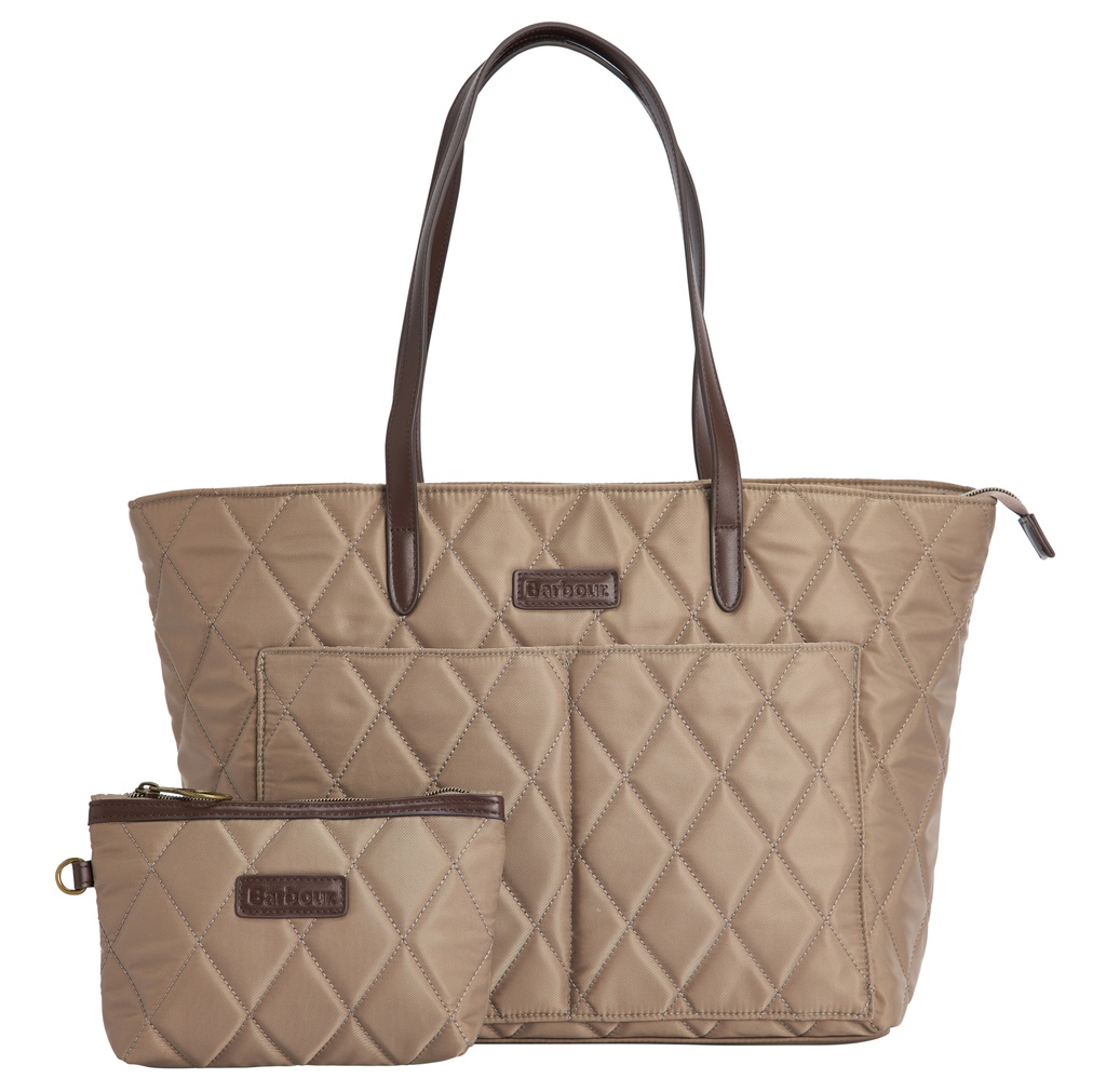 Barbour Sac quilted tote bag