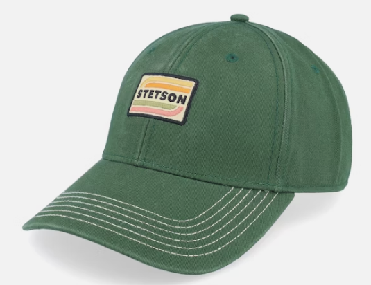 Stetson Baseball cap cotton washed green