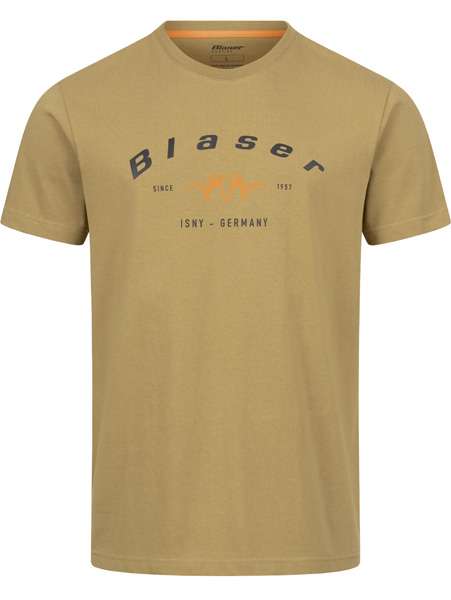 Blaser T-shirt Since 1957 matt gold