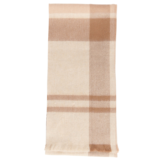 Barbour Echarpe Rosefield tartan scarf camel