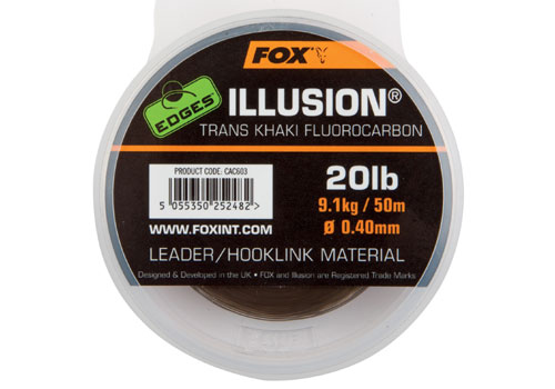 Fox Edges illusion flurocarbon leader 50m