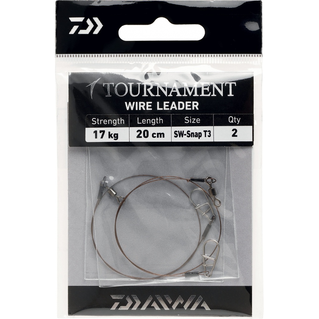 Daiwa Bas de ligne tournament wire leader 20cm