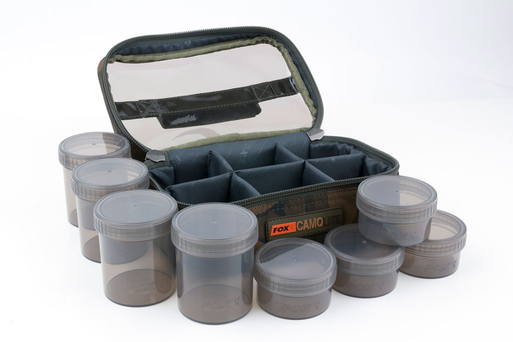 Fox Camolite glug 8 pot case