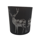 Photophore 2 cerfs gris PM