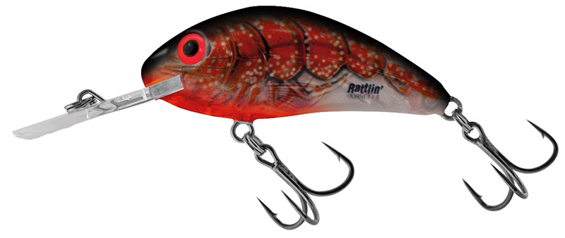 Salmo Rattlin' hornet clear flottant 45