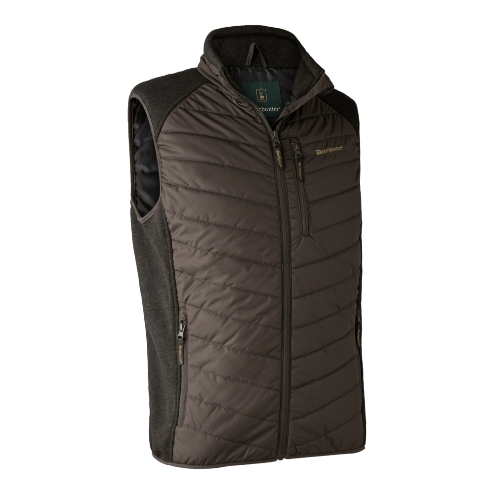 Deerhunter Gilet doudoune Moor a tricot