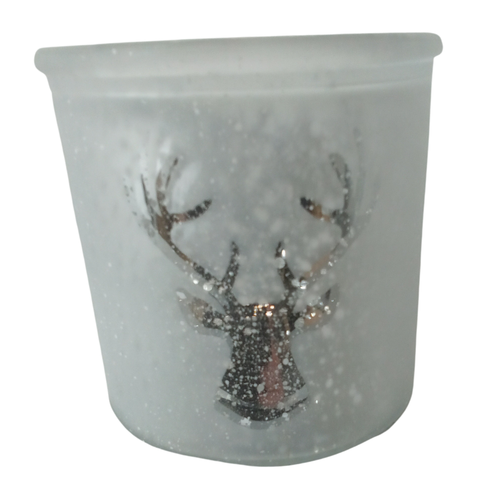 Photophores verre motif cerf