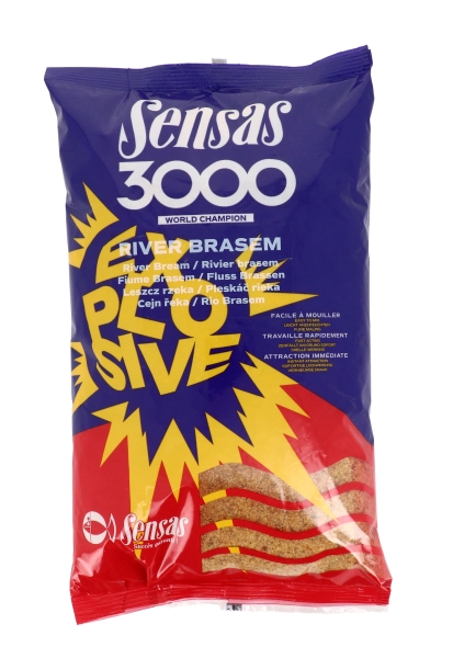 Sensas 3000 explosive river brasem 1kg