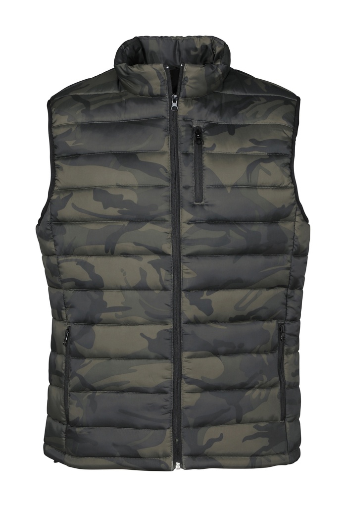 Percussion Gilet matelasse camo trek enfant