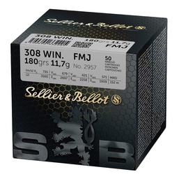 [42653911] Sellier&Bellot 308 Win Vrac FMJ 180gr