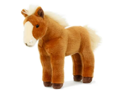 [1327775] Peluche cheval marron 30cm