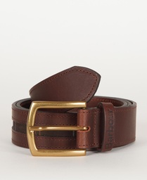 Barbour Ceinture tartan piped brown