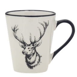 [22777152] Mug tête de cerf noir