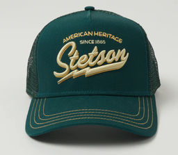 [23294096] Stetson Trucker cap american heritage vert